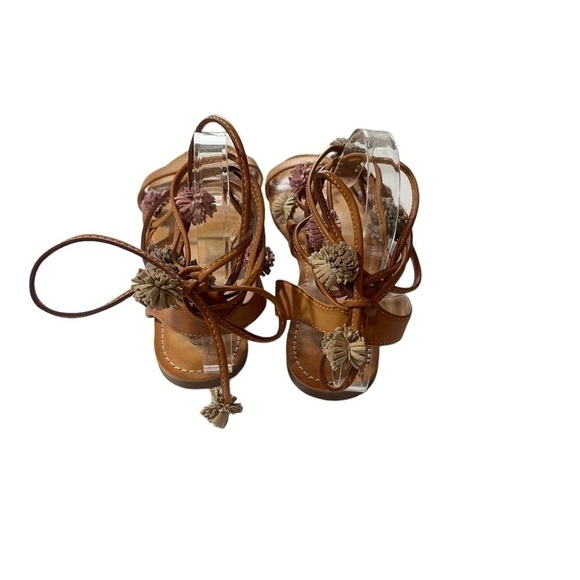 Carlos by Carlos Santana | Women's Brown Gia Sandal - Size 9, Lace-up - Picture 4 of 13